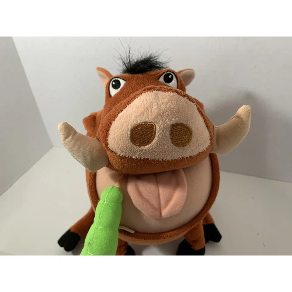 Disney The Lion King Feed Me Pumbaa talking warthog interactive plush eating bug